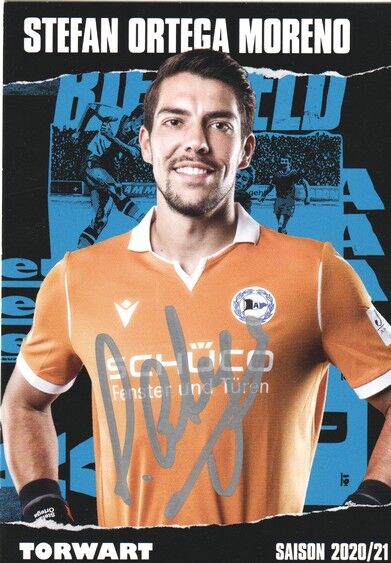 Autogramm Fussball | DSC Arminia Bielefeld | 2020 | Stefan ORTEGA MORENO