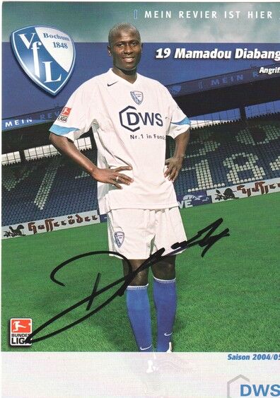 Autogramm Fussball | VfL Bochum | 2004 | Mamadou DIABANG