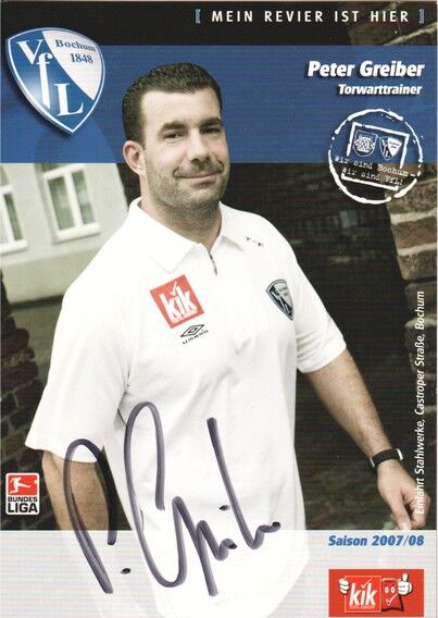 Autogramm Fussball | VfL Bochum | 2007 | Peter GREIBER