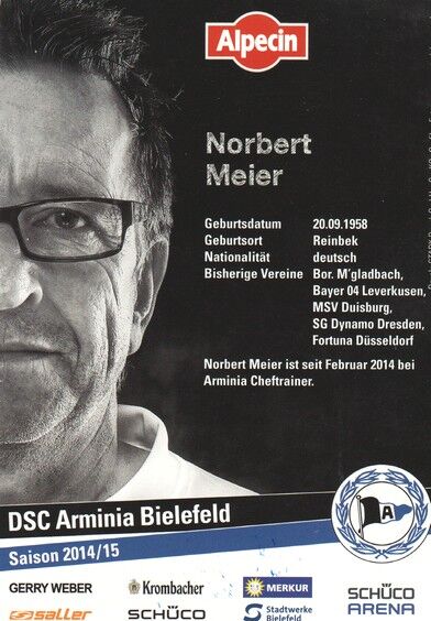 Autogramm Fussball | VfL Bochum | 2011 | Norbert MEIER
