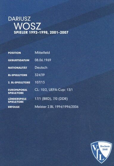 Autogramm Fussball | VfL Bochum | 2010er | Dariusz WOSZ (Pop-Art)