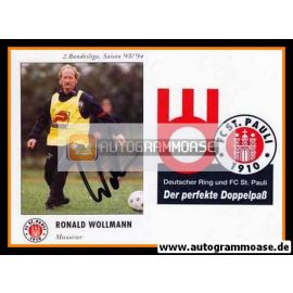 Autogramm Fussball | FC St. Pauli | 1993 | Ronald WOLLMANN