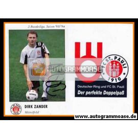 Autogramm Fussball | FC St. Pauli | 1993 | Dirk ZANDER