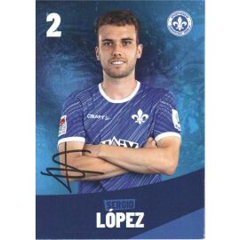 Autogramm Fussball | SV Darmstadt 98 | 2024 | Sergio LOPEZ
