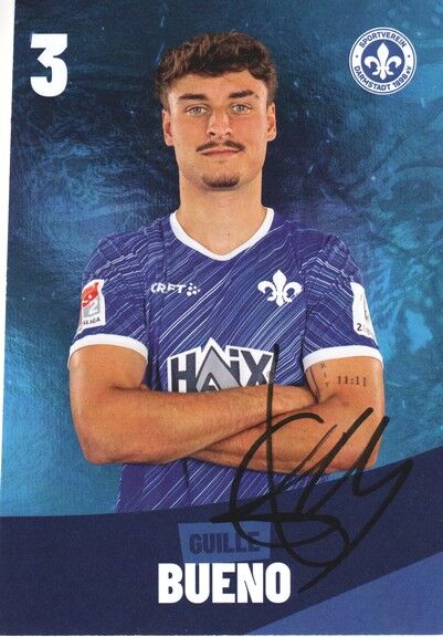 Autogramm Fussball | SV Darmstadt 98 | 2024 | Guille BUENO