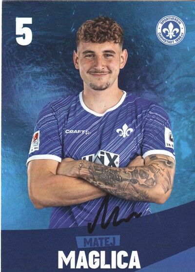 Autogramm Fussball | SV Darmstadt 98 | 2024 | Matej MAGLICA
