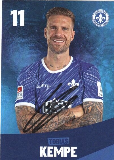 Autogramm Fussball | SV Darmstadt 98 | 2024 | Tobias KEMPE