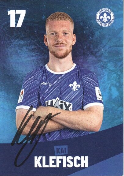 Autogramm Fussball | SV Darmstadt 98 | 2024 | Kai KLEFISCH