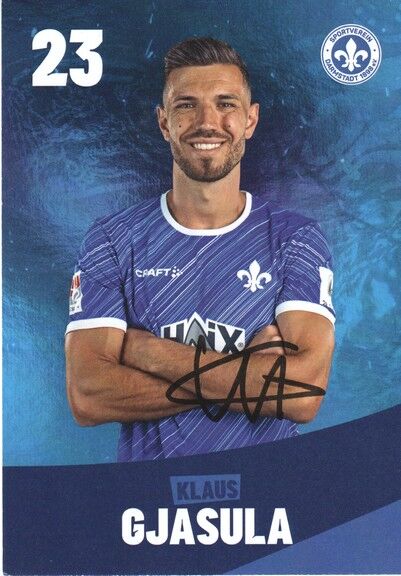 Autogramm Fussball | SV Darmstadt 98 | 2024 | Klaus GJASULA