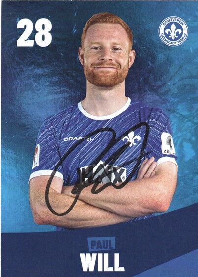 Autogramm Fussball | SV Darmstadt 98 | 2024 | Paul WILL