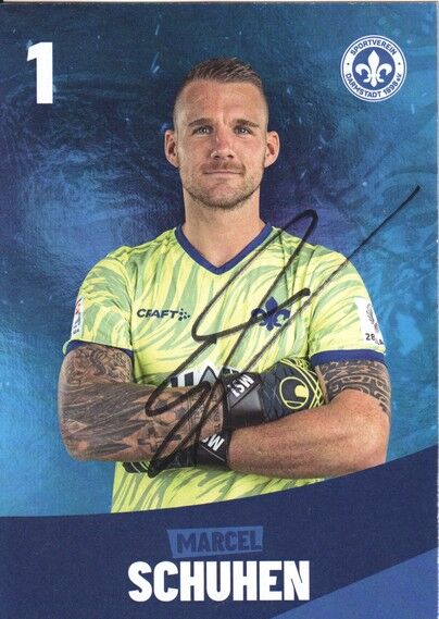Autogramm Fussball | SV Darmstadt 98 | 2024 | Marcel SCHUHEN