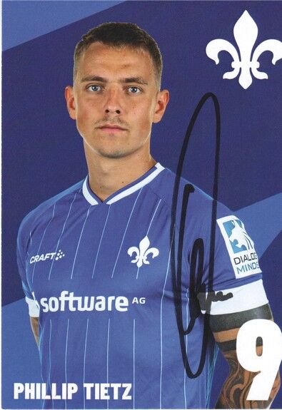 Autogramm Fussball | SV Darmstadt 98 | 2021 | Philipp TIETZ