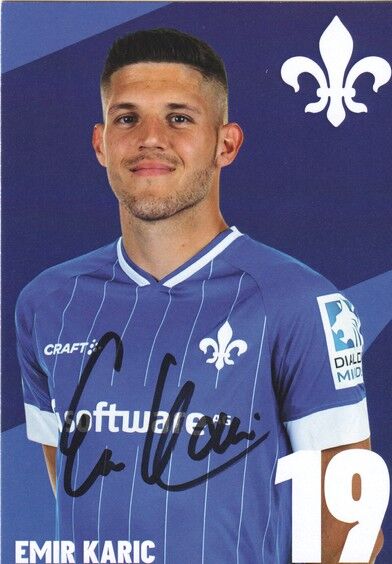 Autogramm Fussball | SV Darmstadt 98 | 2021 | Emir KARIC