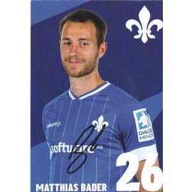 Autogramm Fussball | SV Darmstadt 98 | 2021 | Matthias BADER