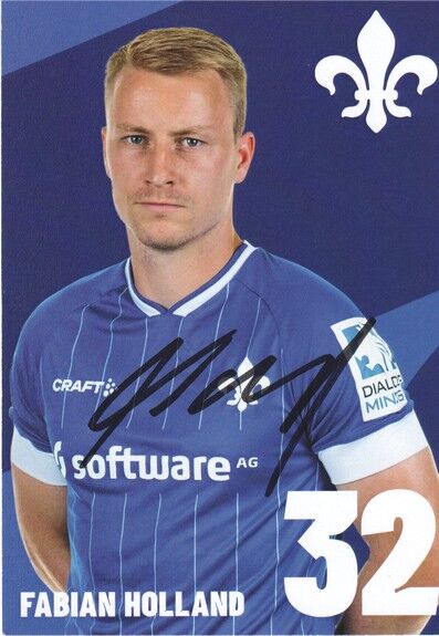 Autogramm Fussball | SV Darmstadt 98 | 2021 | Fabian HOLLAND