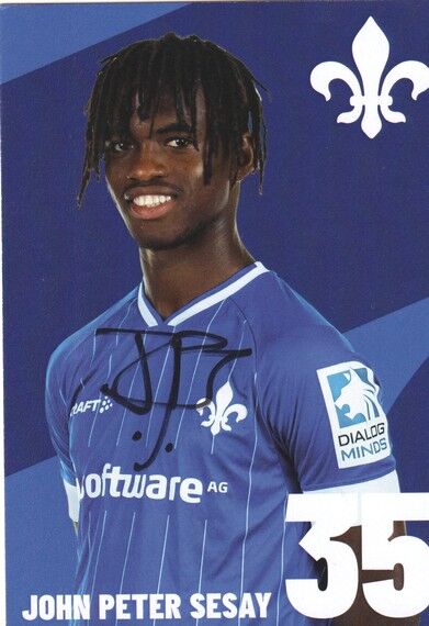 Autogramm Fussball | SV Darmstadt 98 | 2021 | John Peter SESAY