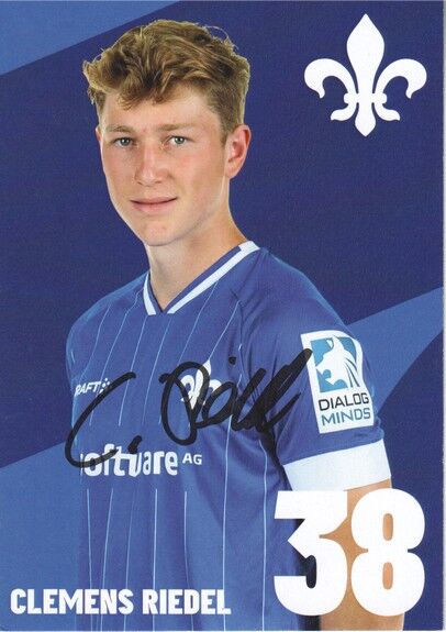 Autogramm Fussball | SV Darmstadt 98 | 2021 | Clemens RIEDEL