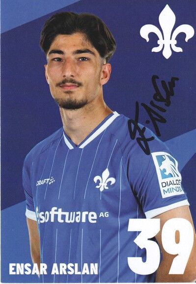 Autogramm Fussball | SV Darmstadt 98 | 2021 | Ensar ARSLAN