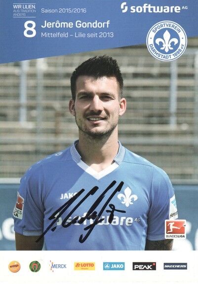 Autogramm Fussball | SV Darmstadt 98 | 2015 | Jerome GONDORF
