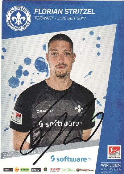 Autogramm Fussball | SV Darmstadt 98 | 2019 | Florian STRITZEL