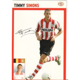 Autogramm Fussball | PSV Eindhoven | 2007 Druck | Timmy SIMONS