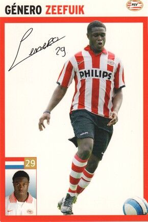 Autogramm Fussball | PSV Eindhoven | 2007 Druck | Genero ZEEFUIK
