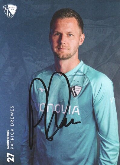 Autogramm Fussball | VfL Bochum | 2024 | Patrick DREWES