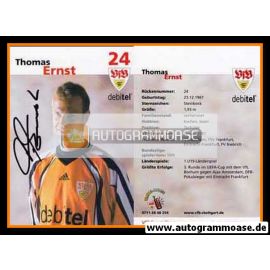 Autogramm Fussball | VfB Stuttgart | 2001 | Thomas ERNST