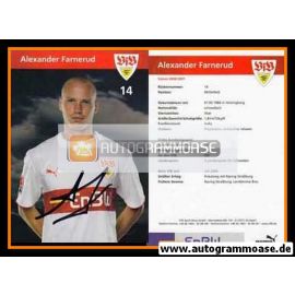 Autogramm Fussball | VfB Stuttgart | 2006 | Alexander FARNERUD