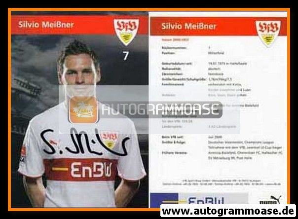 Autogramm Fussball | VfB Stuttgart | 2006 | Silvio MEISSNER