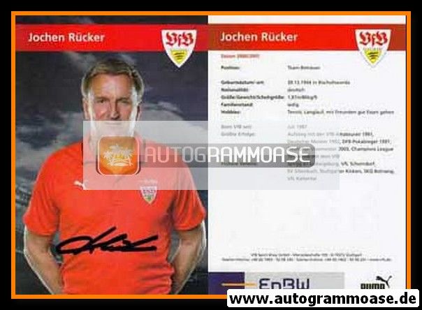 Autogramm Fussball | VfB Stuttgart | 2006 | Jochen RÜCKER
