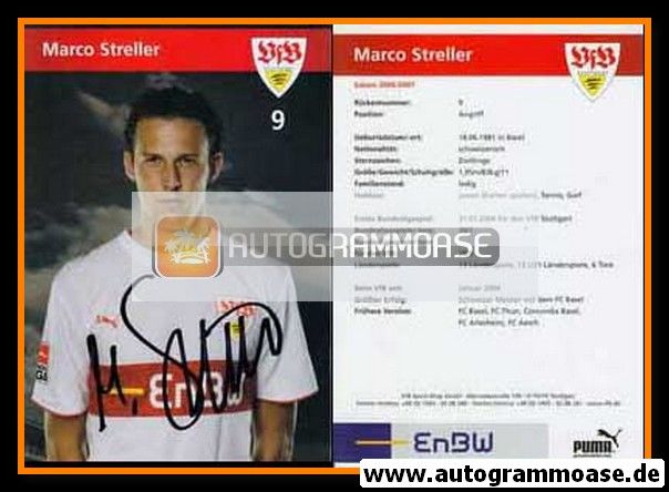 Autogramm Fussball | VfB Stuttgart | 2006 | Marco STRELLER