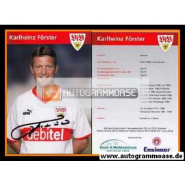Autogramm Fussball | VfB Stuttgart | 2005 | Karl-Heinz FÖRSTER