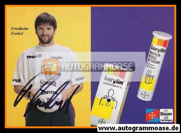 Autogramm Fussball | KFC Uerdingen 05 | 1994 | Friedhelm FUNKEL