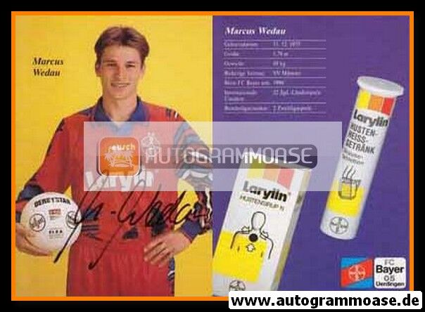 Autogramm Fussball | KFC Uerdingen 05 | 1994 | Marcus WEDAU