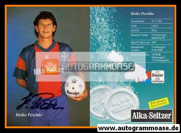Autogramm Fussball | KFC Uerdingen 05 | 1992 | Heiko PESCHKE