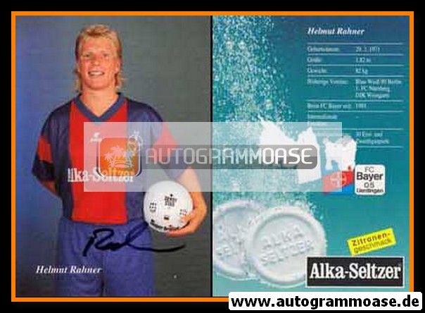 Autogramm Fussball | KFC Uerdingen 05 | 1992 | Helmut RAHNER