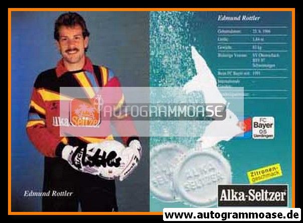 Autogramm Fussball | KFC Uerdingen 05 | 1992 | Edmund ROTTLER