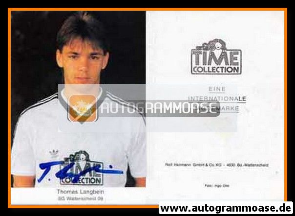 Autogramm Fussball | SG Wattenscheid 09 | 1993 | Thomas LANGBEIN
