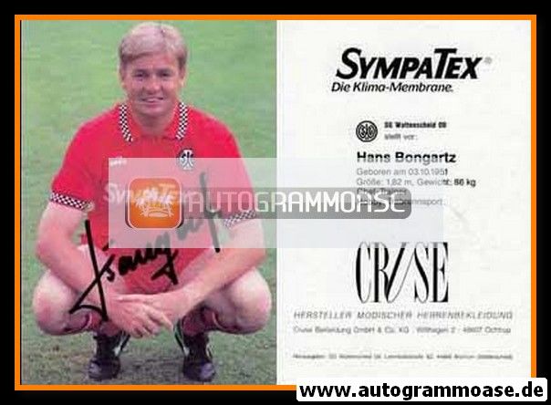 Autogramm Fussball | SG Wattenscheid 09 | 1992-2 | Hans BONGARTZ