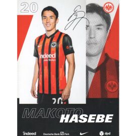 Autogramm Fussball | Eintracht Frankfurt | 2020 Druck | Makoto HASEBE