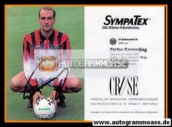Autogramm Fussball | SG Wattenscheid 09 | 1992-2 | Stefan EMMERLING