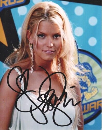 Autogramm Film / Pop (USA) | Jessica SIMPSON | 2005 Foto (Portrait Color) VMA