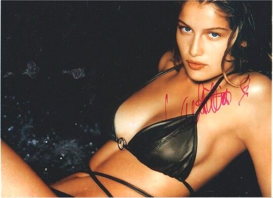 Autogramm Film / Model (FR) | Laetitia CASTA | 1998 Foto (Portrait Color) SEXY