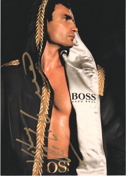 Autogramm Boxen | Vitali KLITSCHKO | 2000er (Portrait Color) Boss