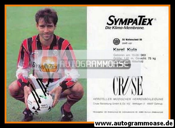 Autogramm Fussball | SG Wattenscheid 09 | 1992-2 | Karel KULA