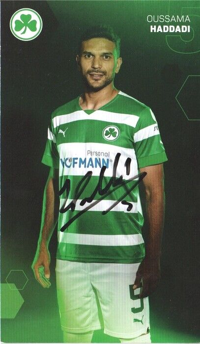 Autogramm Fussball | SpVgg Greuther Fürth | 2022 | Oussama HADDADI