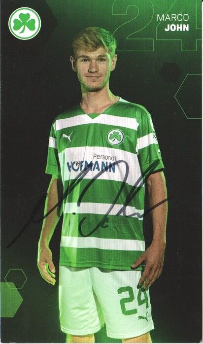 Autogramm Fussball | SpVgg Greuther Fürth | 2022 | Marco JOHN