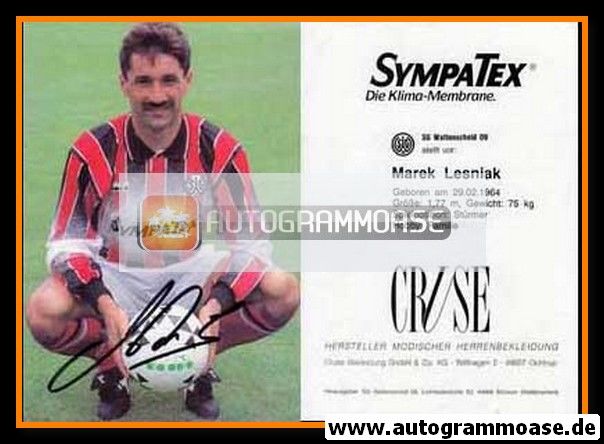 Autogramm Fussball | SG Wattenscheid 09 | 1992-2 | Marek LESNIAK