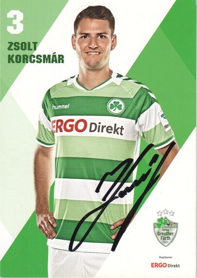 Autogramm Fussball | SpVgg Greuther Fürth | 2015 | Zsolt KORCSMAR